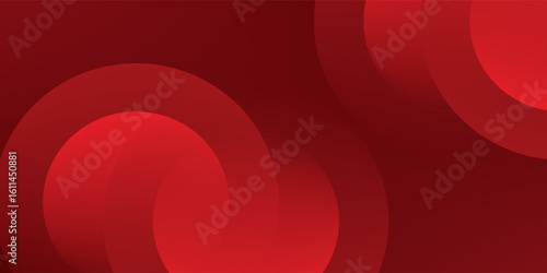 Red abstract background. Dynamic shape composition. Modern and creative design trends in vector illustration.