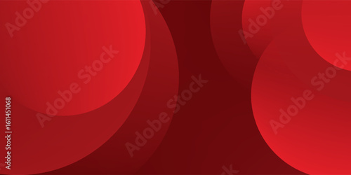 Red abstract background. Dynamic shape composition. Modern and creative design trends in vector illustration.