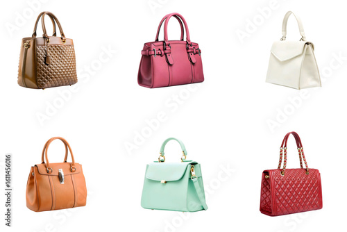 Stylish Collection of Women's Handbags: Diverse Colors and Designs

