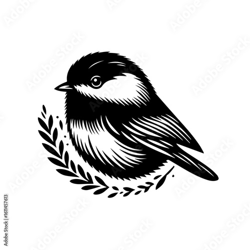 black and white bird