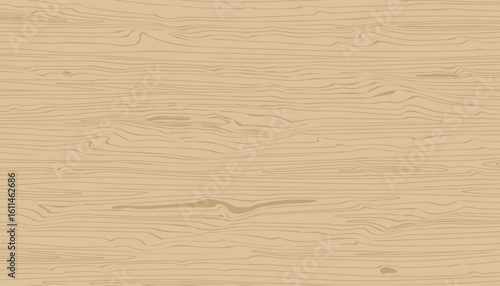 Light wood texture. Hand drawn natural grain wooden vector abstract background