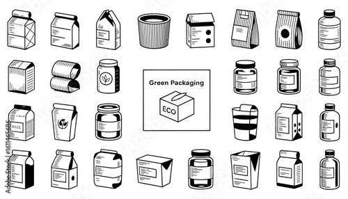 A diverse set of vector web icons for communication and business, ideal for modern website design elements like buttons and signs