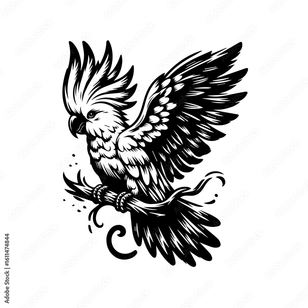 Fototapeta premium eagle tattoo design