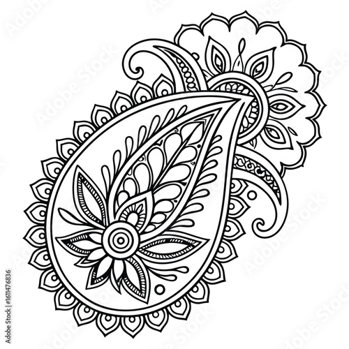 Black Medallion Design