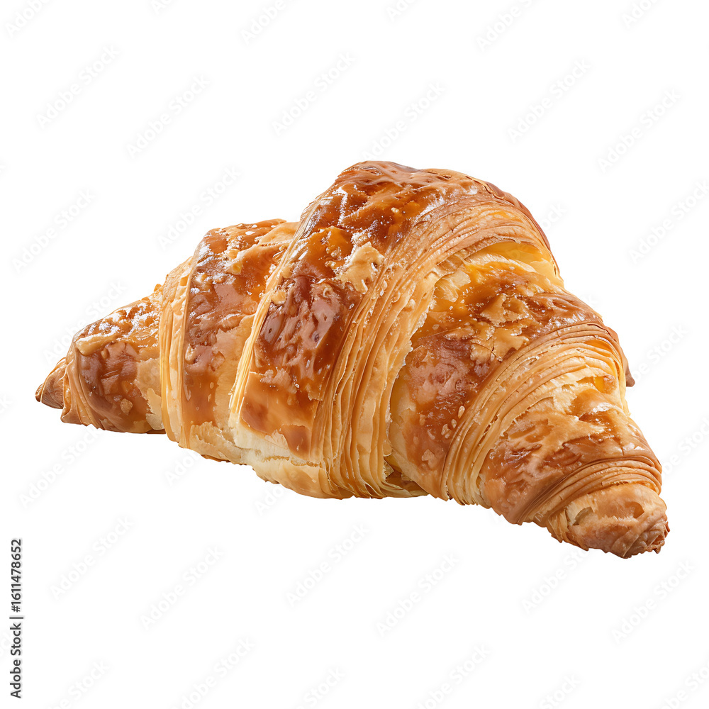 Golden, Flaky Croissant with Crispy Layers Golden, Flaky Croissant with Crispy Layers