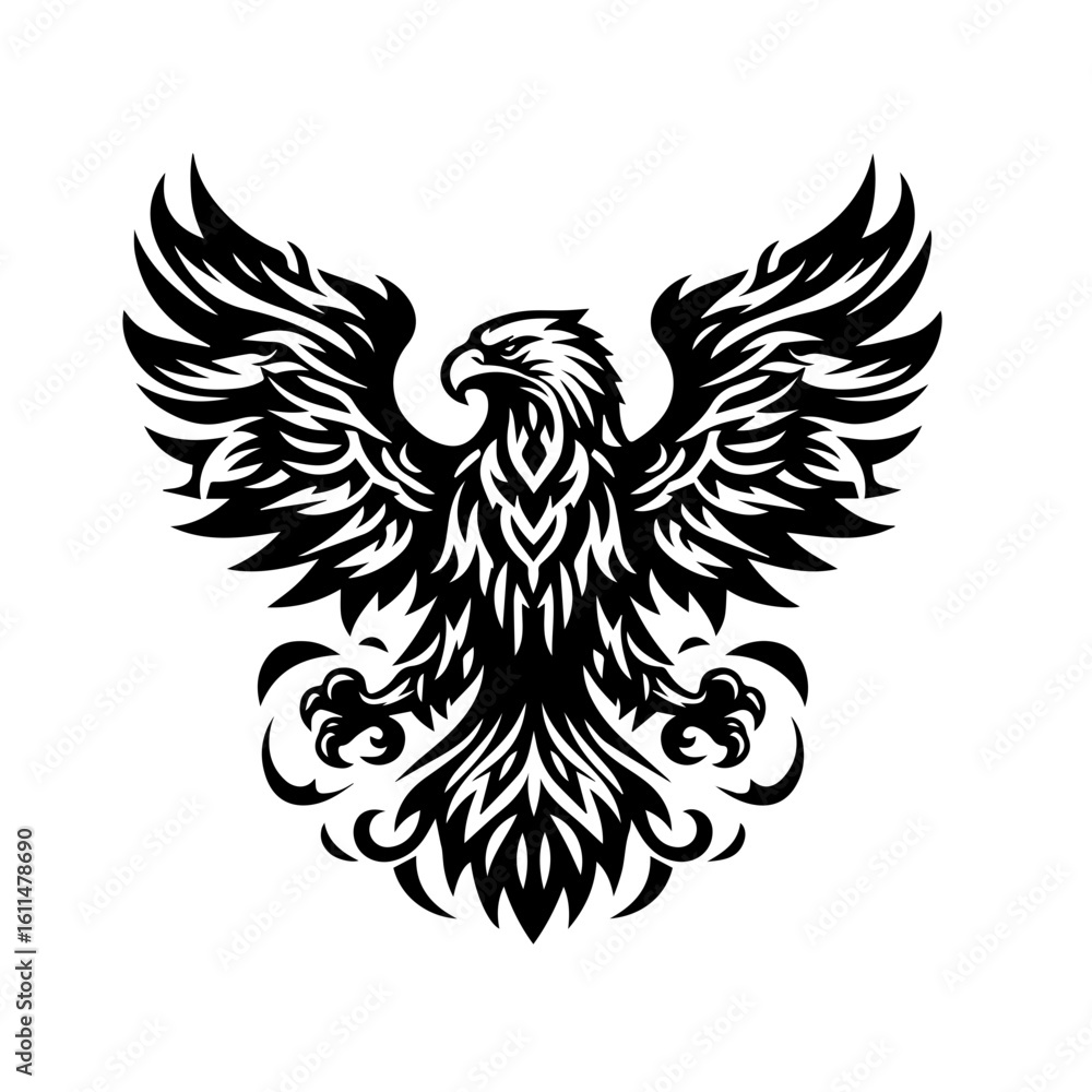 Obraz premium eagle tattoo design