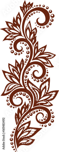 Beautiful flower art and mandala vector design