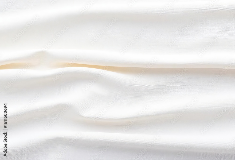 Fototapeta premium Crisp, smooth white linen textile background, seamless texture, cloth, event
