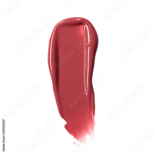 pale pink glossy lipstick smear, cosmetics beauty product texture, liquid blush, lipstick, lipgloss swatch