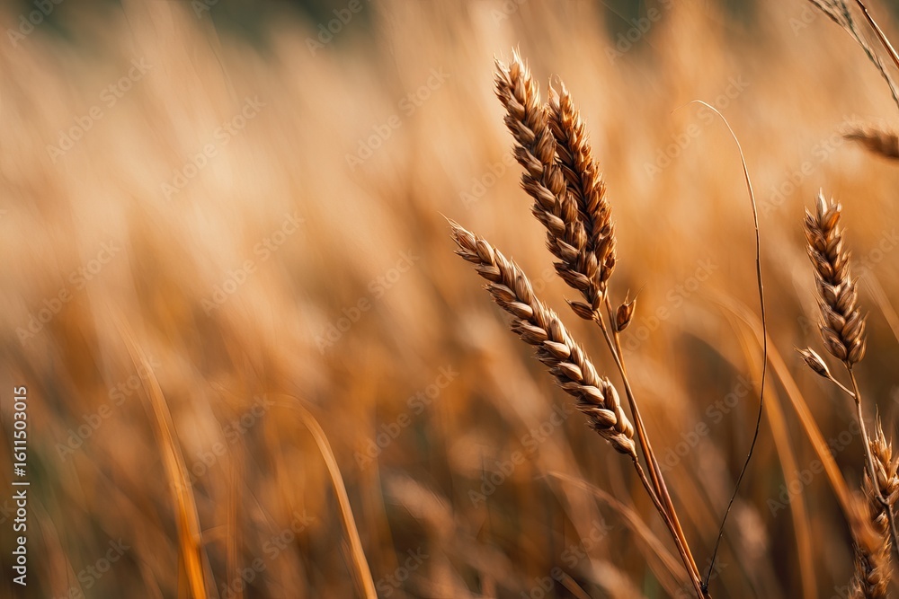 Obraz premium A majestic tall corn plant stands prominently in the foreground of a vast cornfield. The warm hues of the foliage capture the essence of a sunny National Siblings Day, inviting personal messages.