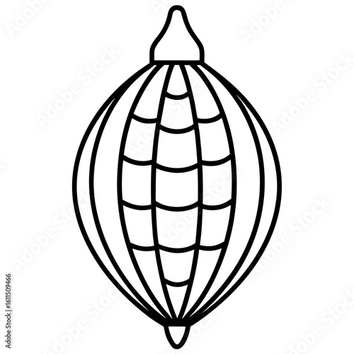 Copper Pod line art vector