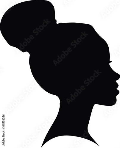 Creative female silhouettes showing individuality and beauty