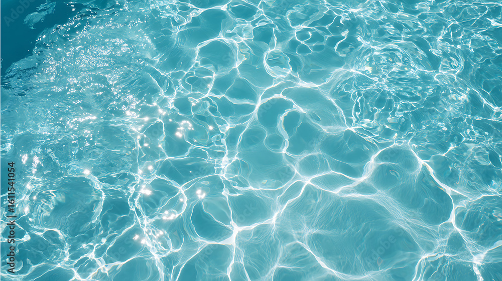 Obraz premium Pool Water Texture from Above