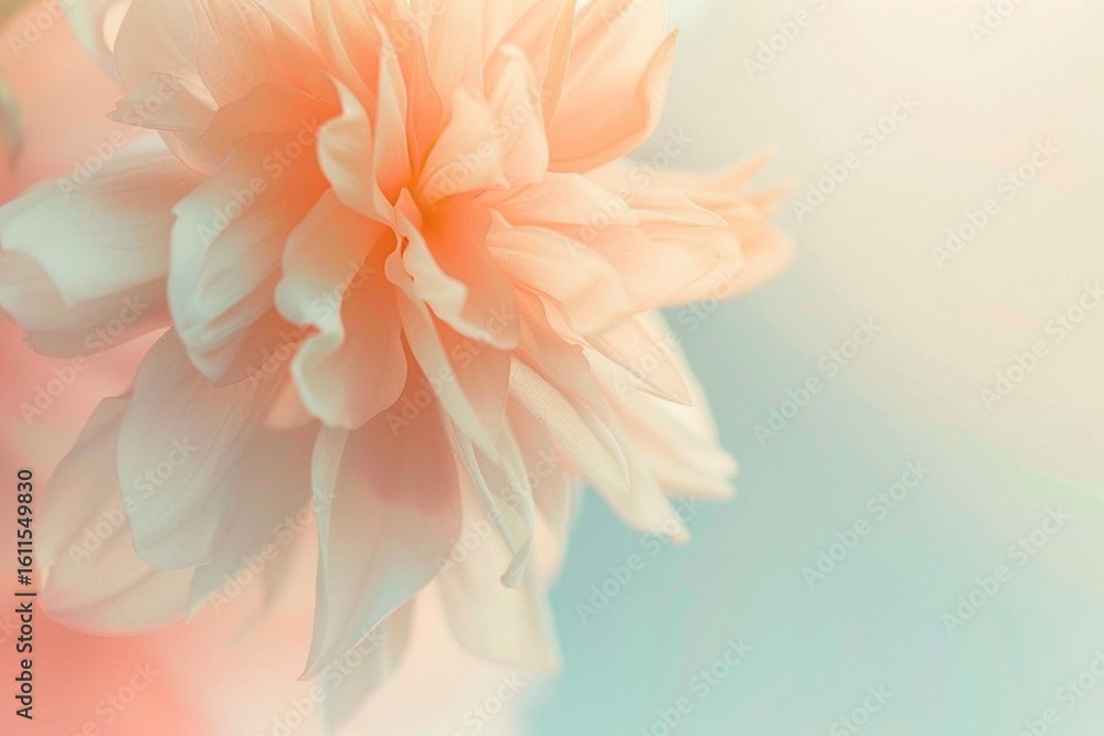 Fototapeta premium soft pink flower
