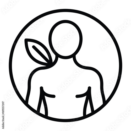  Icon representing a person experiencing pain or discomfort in their shoulder area