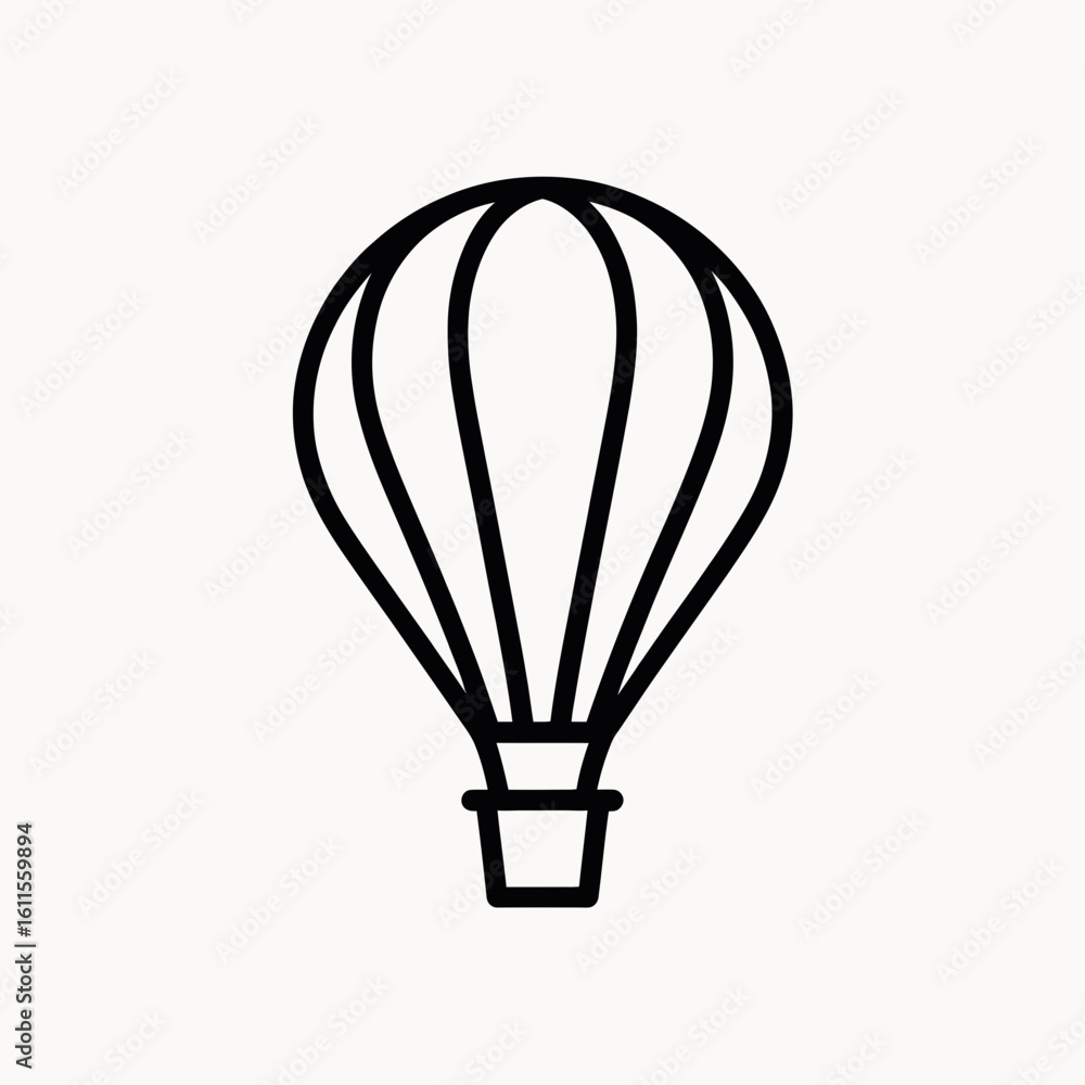 Obraz premium vector hot air balloon