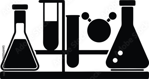 Lab equipment vector icon.
