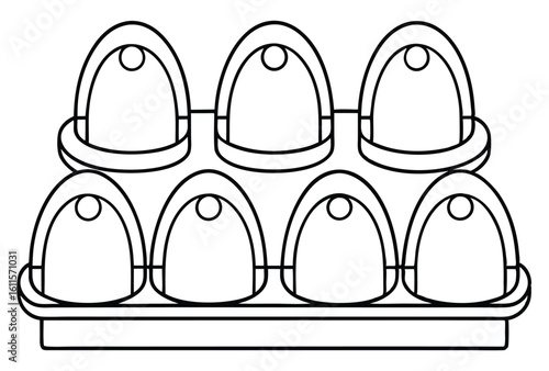 incubators line art concepts for innovation