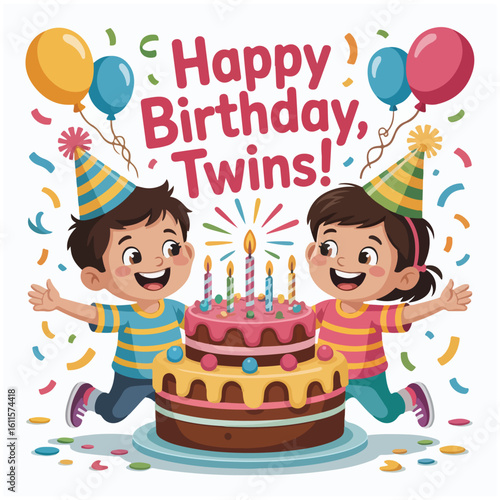 World Conjoined Twins Day cartoon 12.eps