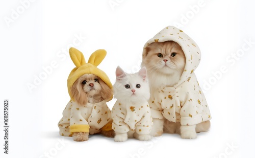 cat and puppy