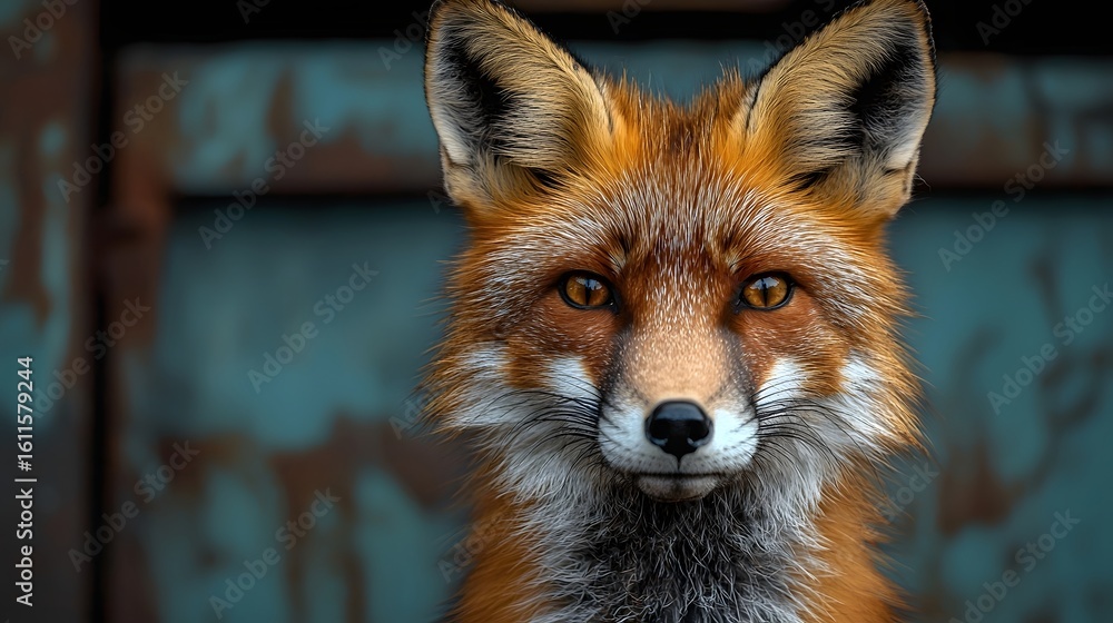 Fototapeta premium A cunning fox analyzing business strategy and supply chain logistics