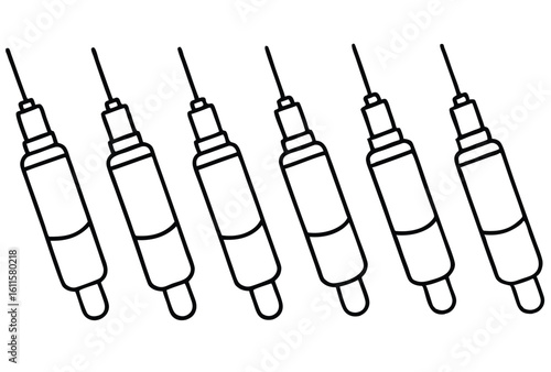 Insulin IV line art advanced medical care