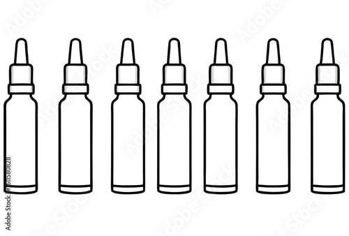 Insulin IV line art controlling blood sugar