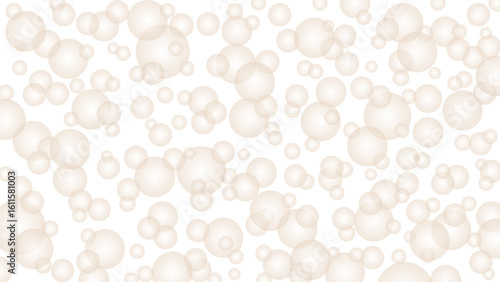 Seamless pattern with beige-brown drops. Beige-brown water background. Magic water drops wallpaper.