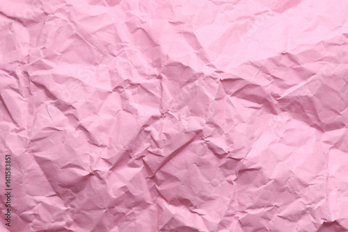 Wallpaper Mural Crumpled pink paper background texture close up Torontodigital.ca
