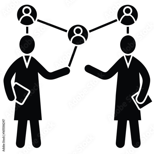 peer to peer exchange vector art