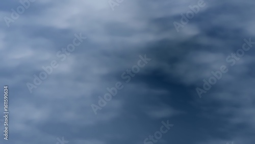 Fotografie Prismatic Elegant Monochrome Navy Dramatic sky filled with heavy, dark storm clo