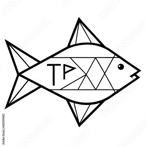 Geometric Tetra Shape Vector