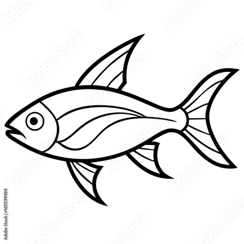 Geometric Tetra Shape Vector