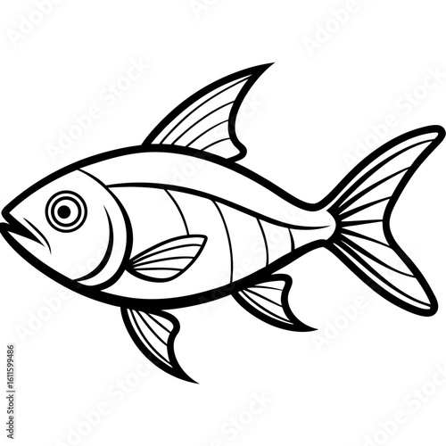 Geometric Tetra Shape Vector