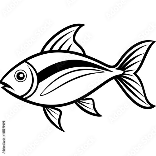 Geometric Tetra Shape Vector