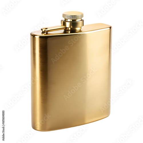 Gold Flask Elegant Design Premium Metal