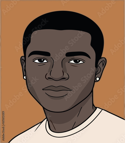 Portrait Of a Young Black Man