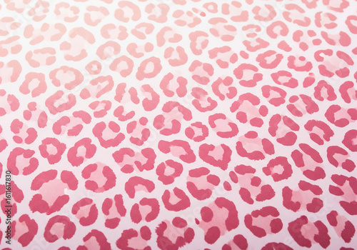 Wallpaper Mural Pink leopard print pattern background with soft gradient tone Torontodigital.ca