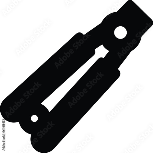 chip extractor tool used in PCB repair silhouette engineering tool vector