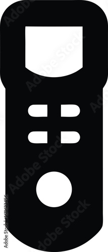 digital torque angle meter on a clean surface silhouette engineering tool vector