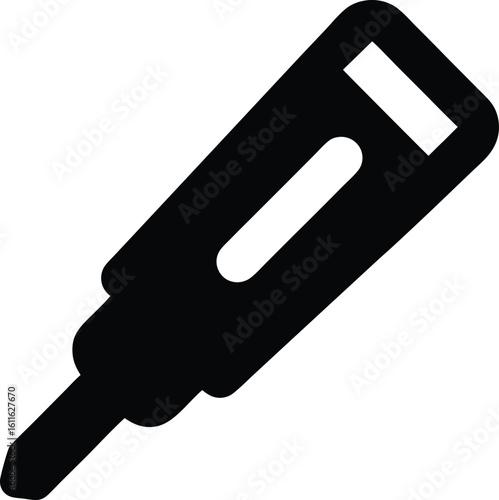 gear marking compound applicator on a clean surface silhouette engineering tool vector