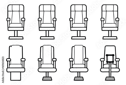 Lift chairs smooth power lift line art