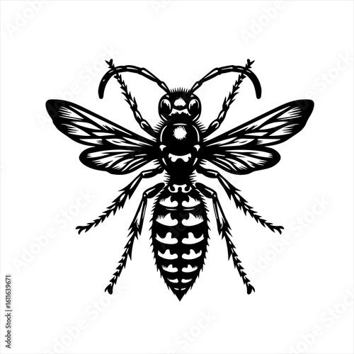 Wasp insect illustration