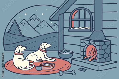Alpine Dog Cabin Retreat