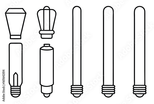 Light tubes inspire calm graphic line art