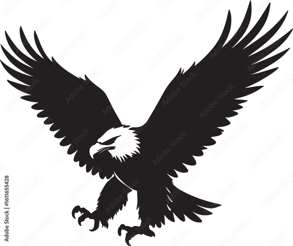 Obraz premium eagle on white background