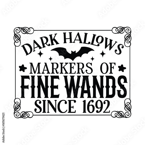Dark Hallows Markers of Fine Wands Since 1692