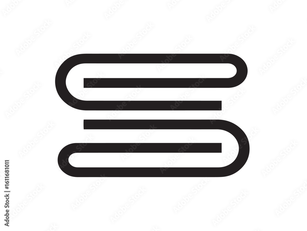 Stylish Minimal Template Icon Highlighting Elegant Vector Line Style Stylish Minimal Template Icon Highlighting Elegant Vector Line Style