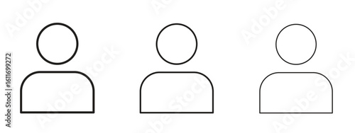 Individual icons. Outline or line icon design bundle.