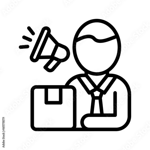 Salesman icon